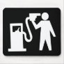 Suicide by petrol mousepad
