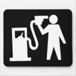 Suicide by petrol mousepad