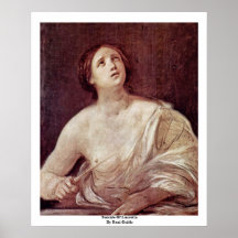 Suicide Of Lucretia By Reni Guido Poster