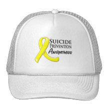 Suicide Prevention Awareness Ribbon Mesh Hats
