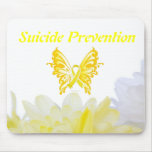Suicide Prevention Butterfly Ribbon Mouse Pad mousepads