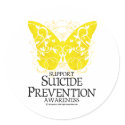Suicide Prevention Butterfly stickers by fightcancertees Suicide Prevention Butterfly stickers