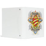 Suicide Prevention Cross & Heart 3 Ring Binder