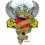 Suicide Prevention Dagger Photo Cut Out
