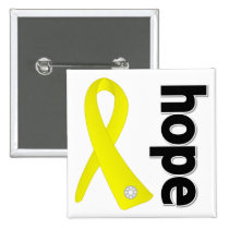 Suicide Prevention Hope Ribbon Pins