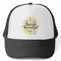 Suicide Prevention Lotus Trucker Hats