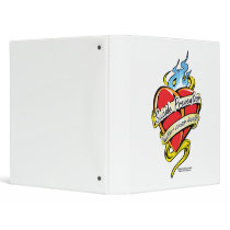 Suicide Prevention Tattoo Heart binders