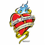 Suicide Prevention Tattoo Heart Photo Cut Out