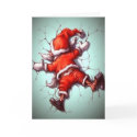 Suicide Santa cards