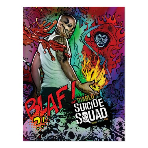 squad diablo character graffiti postcard zazzle squad diablo character graffiti postcard zazzle