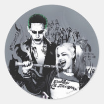 suicide squad, task force x, joker, harley quinn, smoke, tattoo, worst of the worst, marvel comics, Sticker with custom graphic design