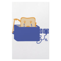 suicide toast icon stationery design