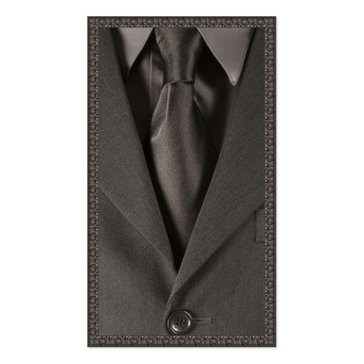 Suit and Tie - Business Card (front side)