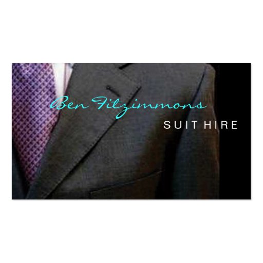 Suit Designed BUsiness Card