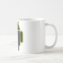 Suit up Android green Coffee Mug