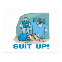 Suit Up Post Cards