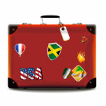 Suitcase Photo Cut Outs