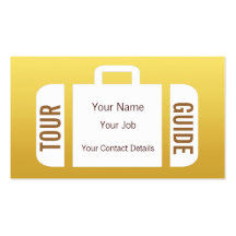 Suitcase Travel Agent Tour Guide Business Card