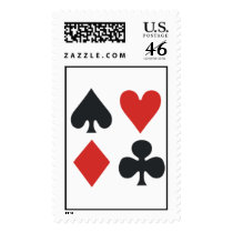 Suits of the Deck Postage Stamps