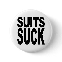 Suits Suck Pin