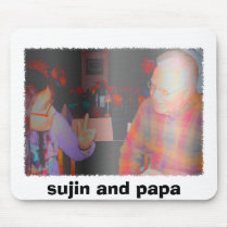 sujinandpapa, sujin and papa mousepads
