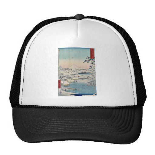Sukiyabashi the eastern Capital by Ando,Hiroshige Hat
