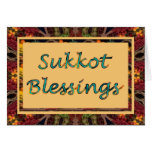 Sukkot Jewish Feast of Tabernacles Feast of Booths Greeting Cards