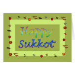 Sukkot Jewish Feast of Tabernacles Feast of Booths Card