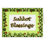 Sukkot Jewish Feast of Tabernacles Feast of Booths Greeting Cards