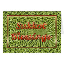 Sukkot Jewish Feast of Tabernacles Feast of Booths Greeting Cards