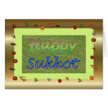 Sukkot Jewish Feast of Tabernacles Feast of Booths Greeting Cards