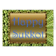 Sukkot Jewish Feast of Tabernacles Feast of Booths Greeting Cards
