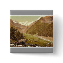 Sulden, saw mill, near Tyrol, Austro-Hungary rare Pinback Button