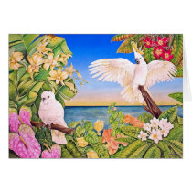 Sulfer-crested Cockatoos cards by joeyartist Sulfer-crested Cockatoos cards