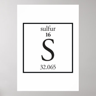 Sulfur Posters, Sulfur Prints, Art Prints, &amp; Poster Designs | Zazzle
