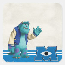 Sulley Waving Sticker