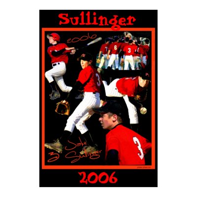 Sullinger Freshman Baseball Poster by picturepizzazz