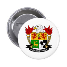 Sullivan Family Crest Buttons