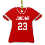 Sullivan Redskins Custom Sports Jersey Christmas Ornament