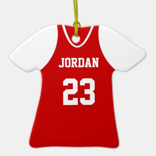Sullivan Redskins Custom Sports Jersey Christmas Ornaments