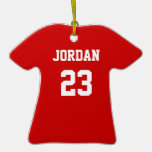 Sullivan Redskins Custom Sports Jersey Ornaments