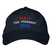 Sully for president 2012 embroidered hats