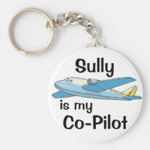 Sully Is My Co-Pilot Key Chains