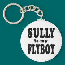 Sully is My Flyboy keychains