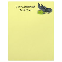 Sumatra:  Blue Pair Customized Letterhead