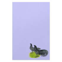 Sumatra:  Blue Pair Stationery Design