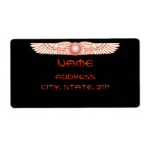 Sumerian Anunnaki Winged Sun Disk Labels