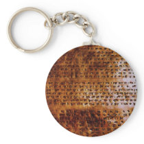 SUMERIAN CUNEIFORM WRITING Gift Keychain