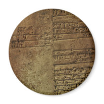"Sumerian Cuneiform Writing" Gift Magnet