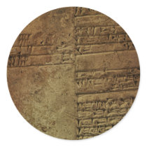 "Sumerian Cuneiform Writing" Gift Series Sticker